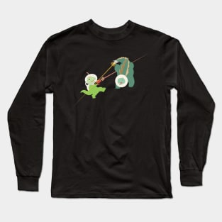 Space Dino - BATTLE Long Sleeve T-Shirt